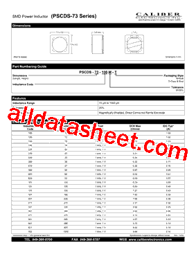 PSCDS-73-221M-T型号图片