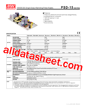 PSD-15A-05型号图片