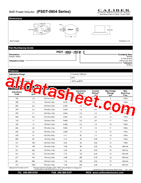 PSDT-0804-331M-B型号图片