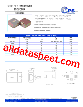 PSE104-R36M型号图片