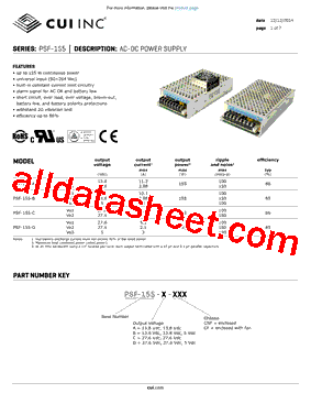 PSF-155-D-CNF型号图片