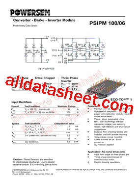 PSIPM10006型号图片