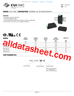 PSK-10W-24-T型号图片