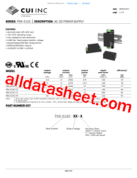 PSK-S15C-15-T型号图片