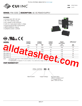 PSK-S20C-3型号图片