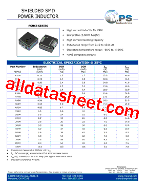 PSM63-R10M型号图片