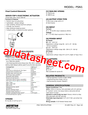 PSN1-411-6L3/C型号图片