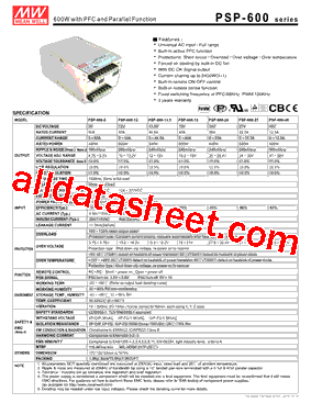 PSP-600-15型号图片