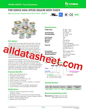 PSR032FS0450型号图片