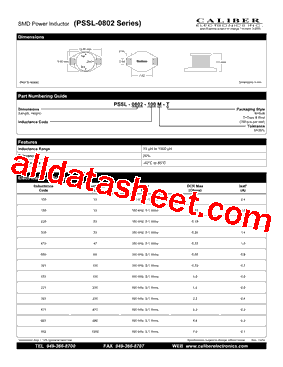 PSSL-0802-100M-T型号图片