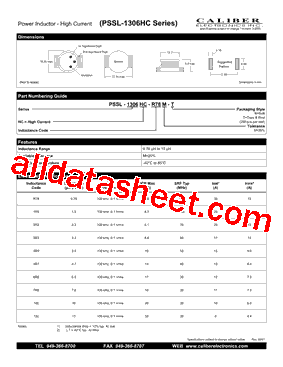 PSSL-1306HC-R78M-B型号图片