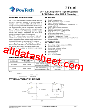 PT4115BSOH型号图片