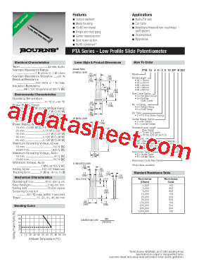 PTA1554-2015CPA203型号图片