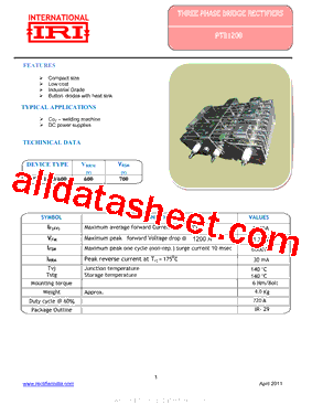 PTB1200型号图片