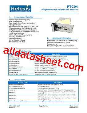 PTC04_SENSORS_MULTI_CALIBRATION_BOARD型号图片