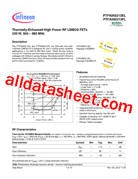 PTFA092213EL型号图片