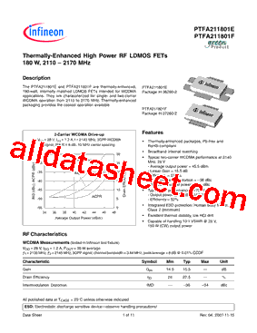 PTFA211801F型号图片