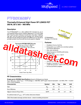 PTFB093608FV型号图片