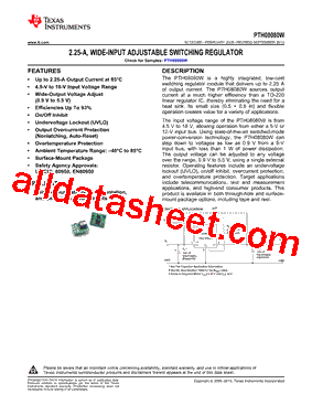 PTH08080WAST型号图片