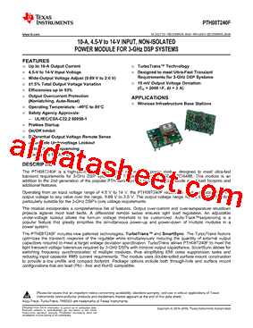 PTH08T240FAST型号图片