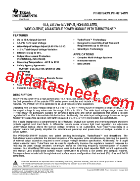 PTH08T241WAST型号图片