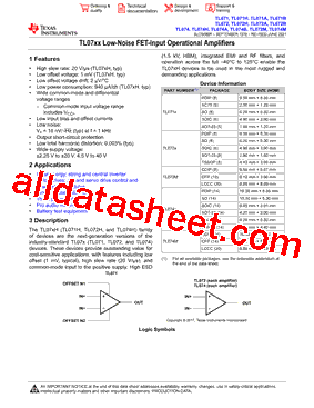 PTL071HIDBVR型号图片