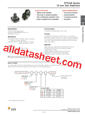 PTS125VJM43LFS型号图片