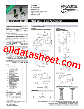 PTV09A-2220F-B203型号图片