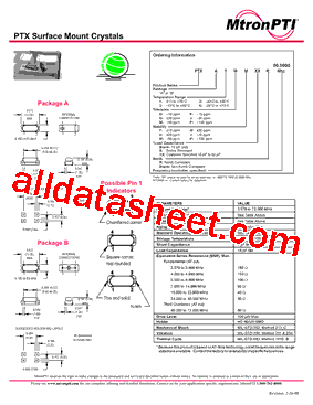 PTXA6DFS型号图片