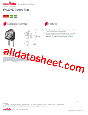 PV32N204A01B00型号图片