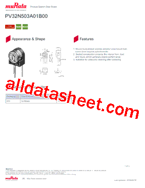 PV32N503A01B00型号图片