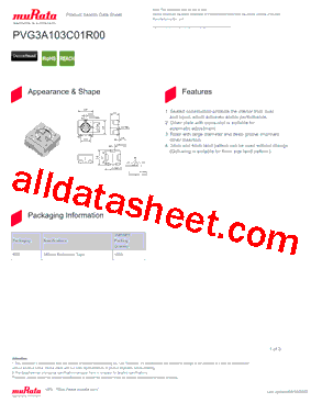 PVG3A103C01R00型号图片