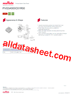 PVG3A500C01R00型号图片