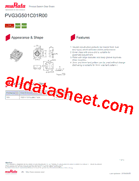 PVG3G501C01R00型号图片