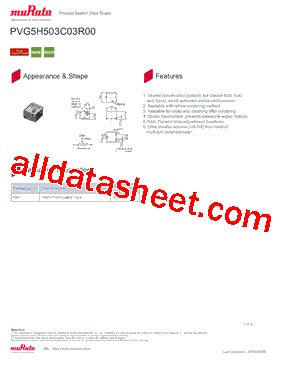 PVG5H503C03R00型号图片