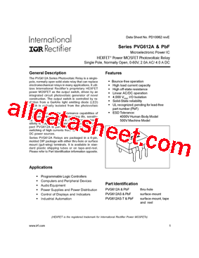 PVG612AS-TPBF型号图片