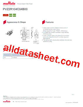 PVZ2R104C04B00型号图片