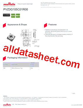 PVZ3G105C01R00型号图片