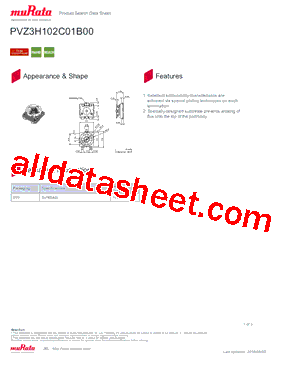 PVZ3H102C01B00型号图片