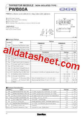 PWB80A30型号图片