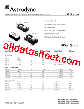 PWC-15E型号图片