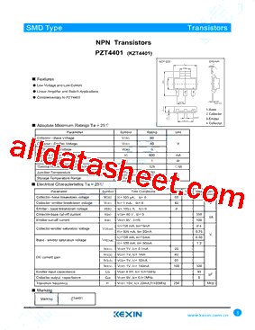 PZT4401_15型号图片