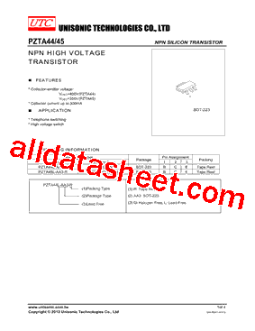 PZTA45G-AA3-R型号图片