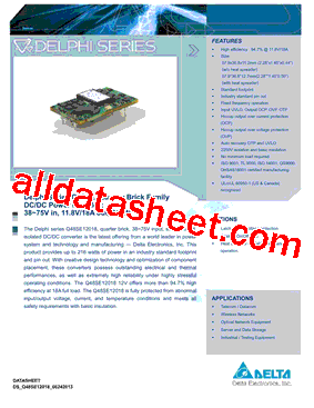 Q48SE12018PLFH型号图片