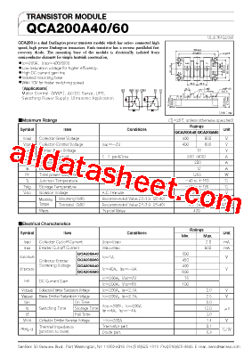 QCA200A40型号图片