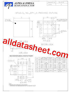 QFN3X3_16L型号图片