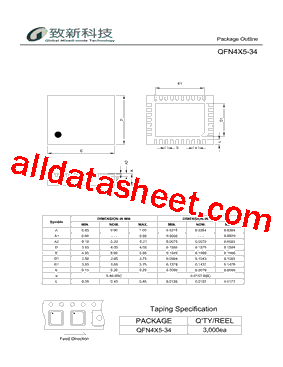 QFN4X5-34型号图片