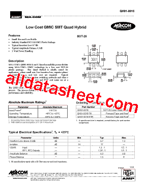 QH01-0016-RTR型号图片