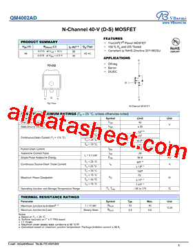 QM4002AD型号图片