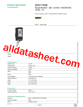 QO2175SB型号图片